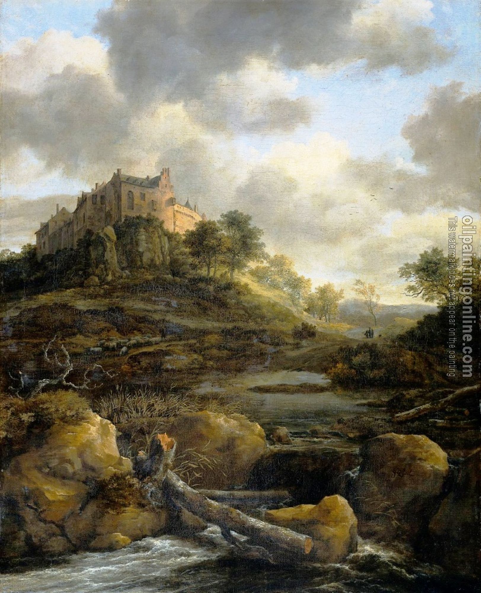 Jacob van Ruisdael - Castle